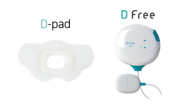 DFree本体（左）と、専用パッドD-pad（右）