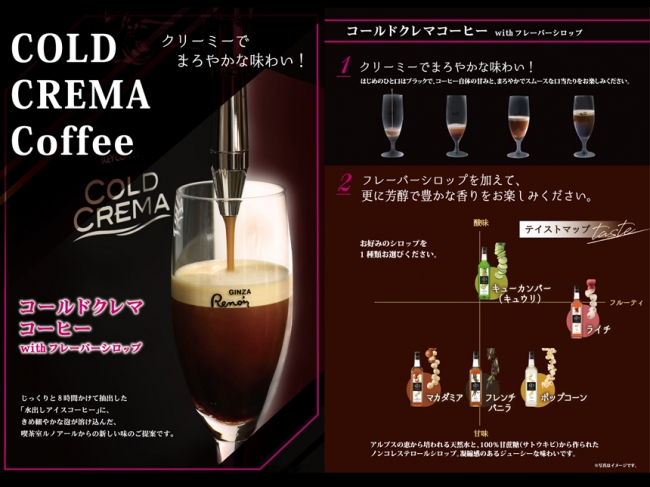 「コールドクレマコーヒー」イメージ