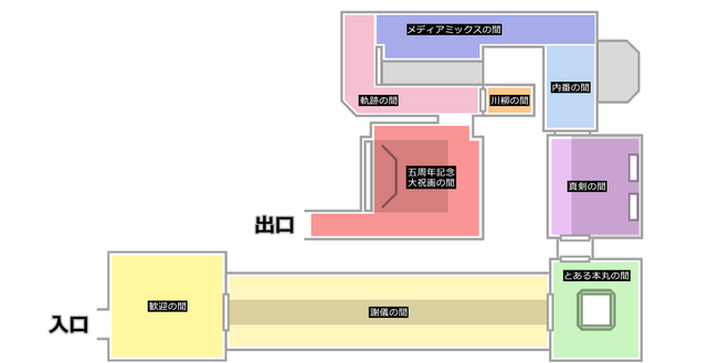 刀剣乱舞オンライン会場MAP