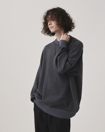 Rib knit SWEATER ¥23,000 税込