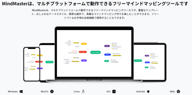 マインドマップの MindMaster ( マインドマスター )