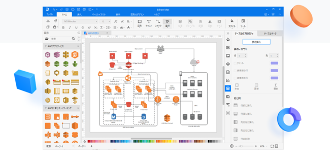 ▲　今年は描くことが多かったのではないでしょうか？AWS構成図も瞬時に作成可能です！