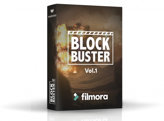 Filmora動画編集VFX素材決定版BlockBuster Vol1