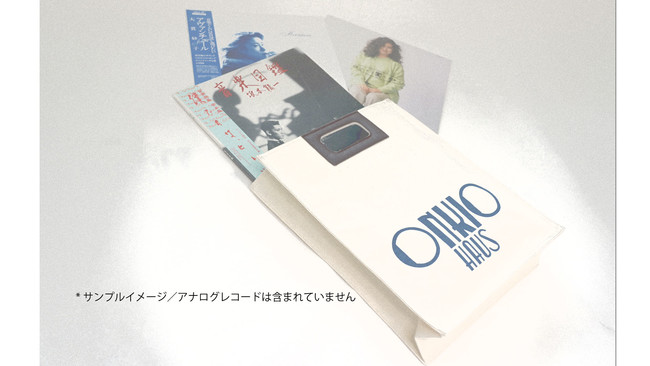 ONKIO HAUS ロゴ入りLPキャリングバッグ（帆布製）