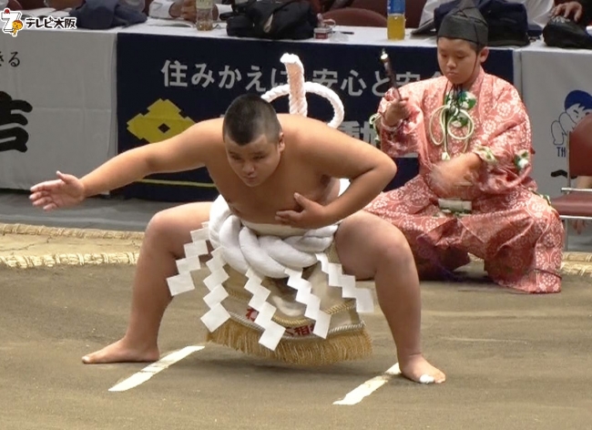 相撲の天才キッズ　山下昇介くん１１歳