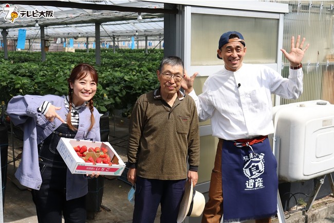 イチゴ農家の長池明さんと