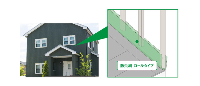 勾配屋根との取り合い