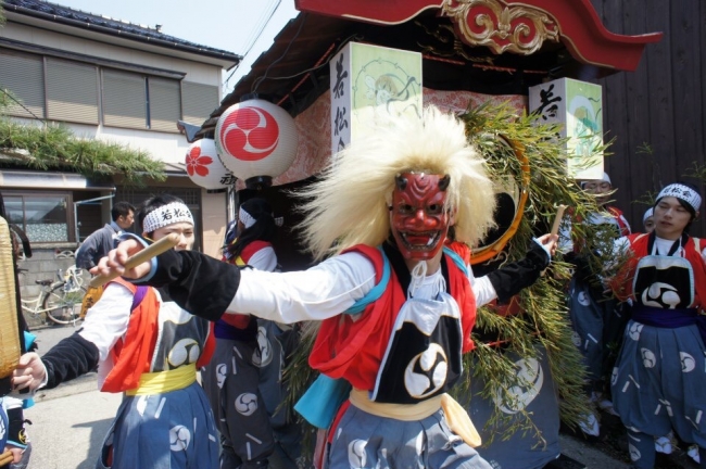 鬼太鼓　湊若松会鬼組