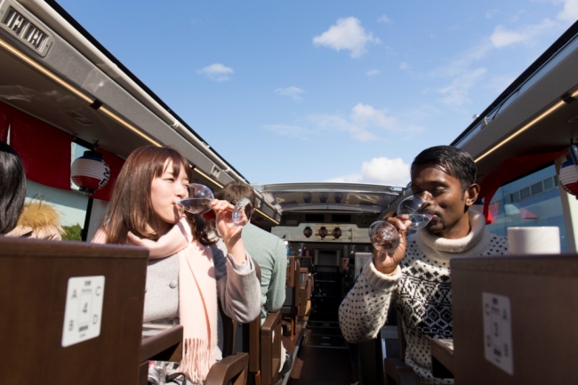 レストランバス車内の様子