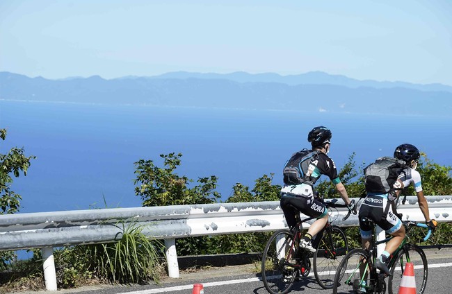 天気がよければ佐渡島も見えます