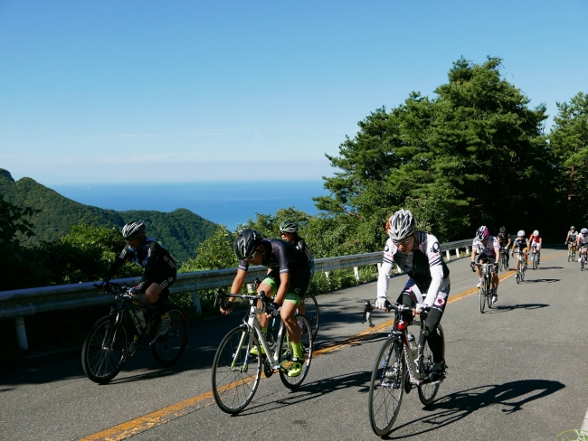 日本海を臨むコース