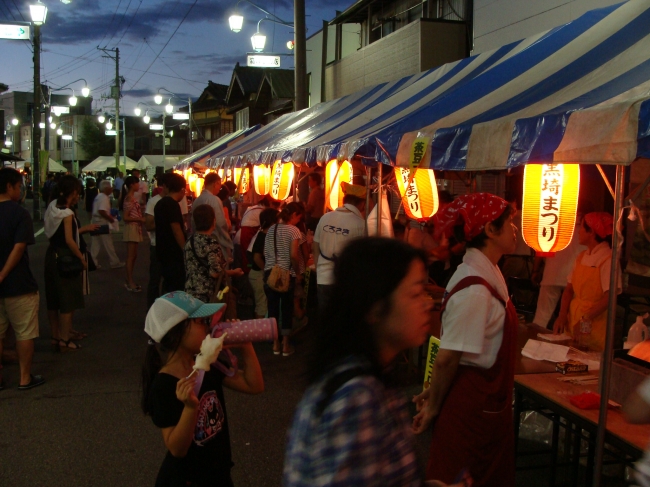 昨年のくろさき茶豆夏の陣（当日座）