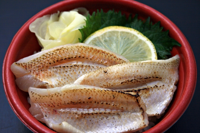 のどぐろ炙り丼