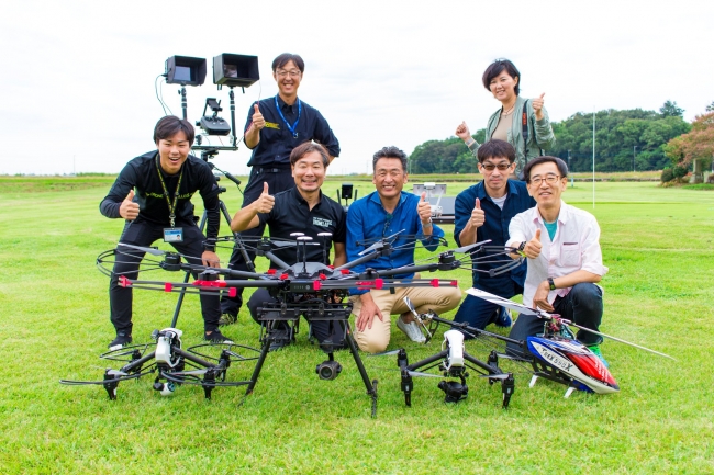 一般社団法人ドローン大学校と天馬諮問株式会社が協力して開始した画像転送実験