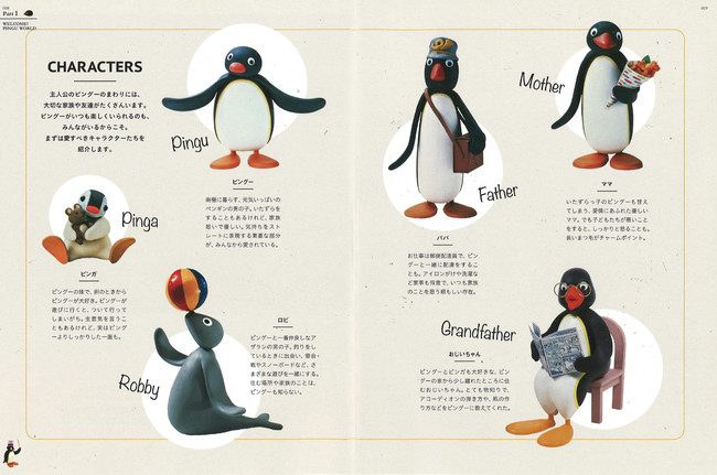 Part1：WELCOME! PINGU WORLD「CHARACTERS」