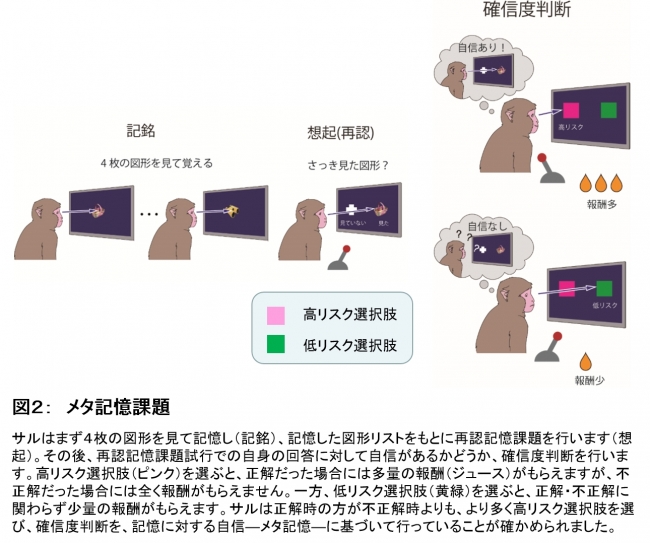 図２：　メタ記憶課題