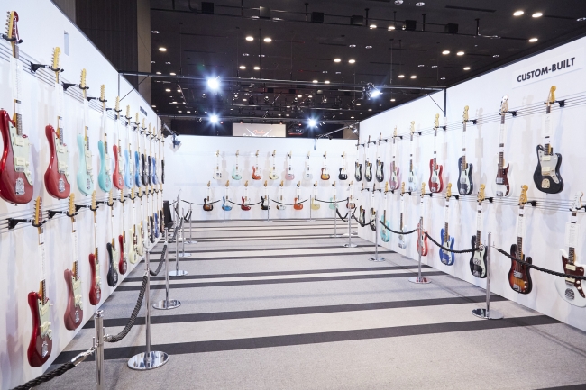 2018年に開催された前回のFENDER CUSTOM SHOP EXHIBITIONの様子（イメージ）