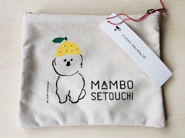 MAMBOSETOUCHI倉敷帆布　フラットポーチ 2,420円（税込）