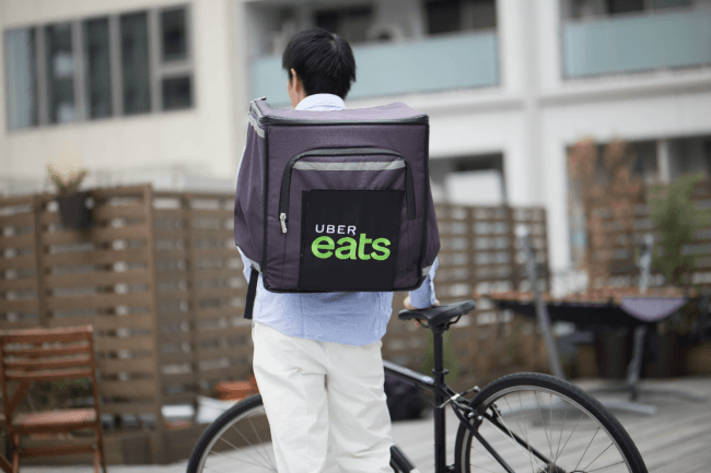 Uber eats のシェアワーカー