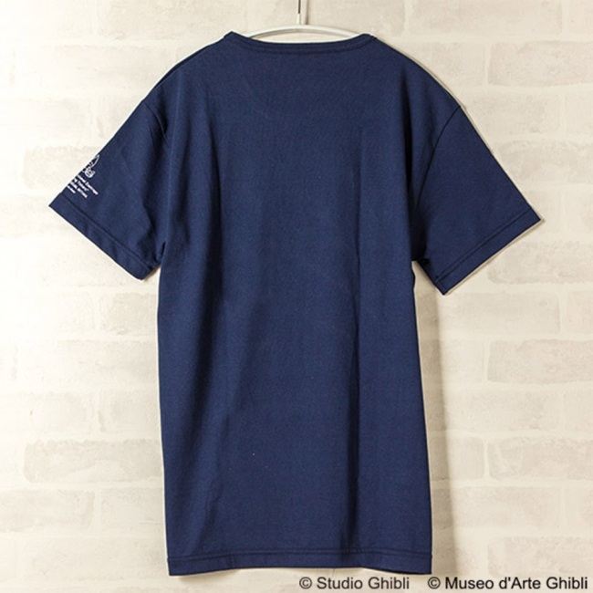 Tシャツ トトロぴょんぴょん（刺繍ワッペン）【背面】