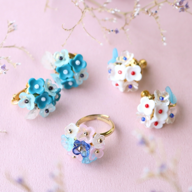 bouquet リング&ajisaiピアス･イヤリング