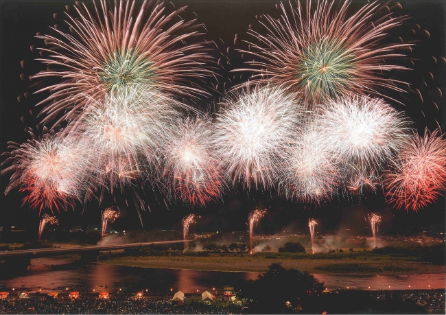 昨年の前橋花火大会の様子