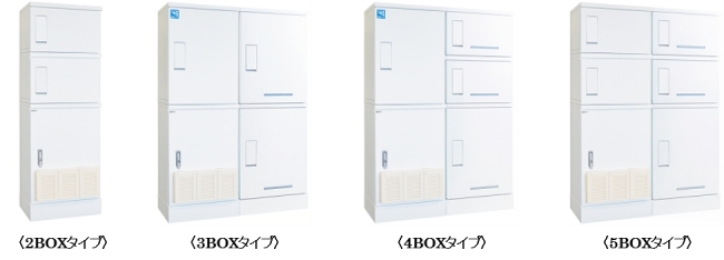 通信機器格納型宅配BOXのラインナップ