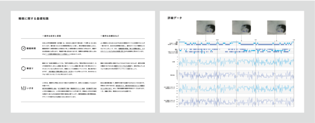 9h sleep fitscan 睡眠レポート（例）