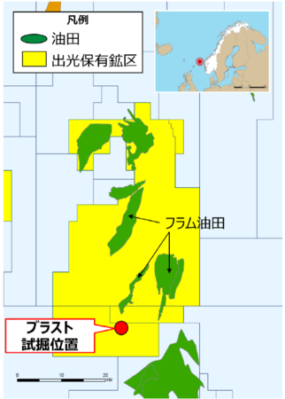 鉱区位置図