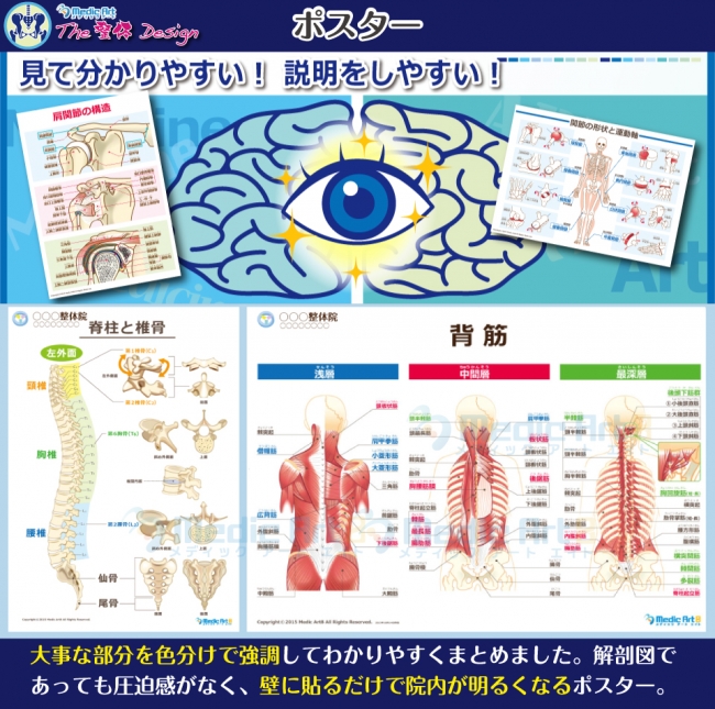 Medic Art 「The 整体 Design」のポスターの見本