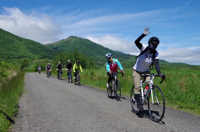 蒜山でサイクリング