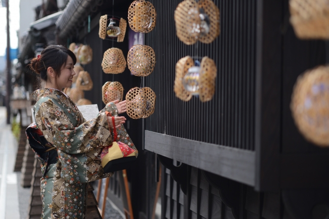 「和服の似合う街」城東地区（津山市）