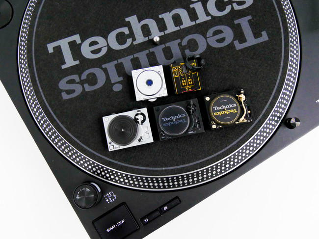 「Technics」全5種類のミニチュアフィギュア