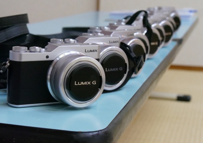 撮影会ではLUMIX GF9を無料貸出し