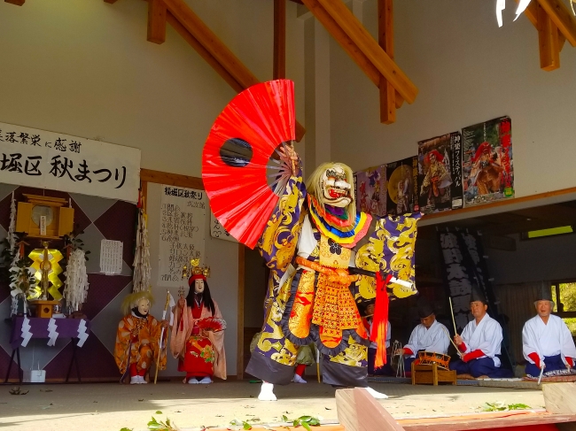 Heartland JAPANは地域に伝わる伝統芸能にも着目（写真は阿蘇の横堀神楽）