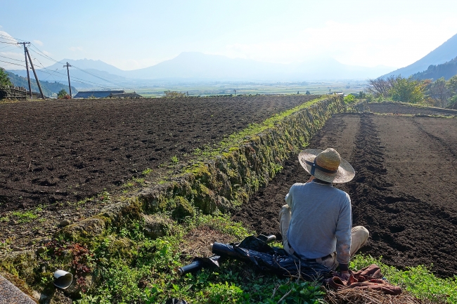 Heartland JAPANのツアーに組み込まれている手野集落（阿蘇）の情景