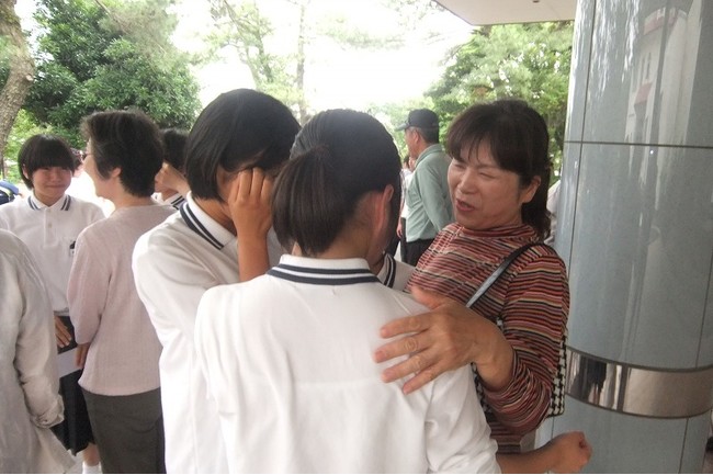 離村式の様子