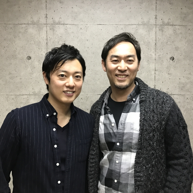 原田優一（左）と福井晶一（右）