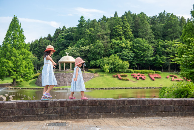 会場の七井戸公園はファミリーに人気！