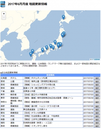 更新画面イメージ（更新箇所の表示例）