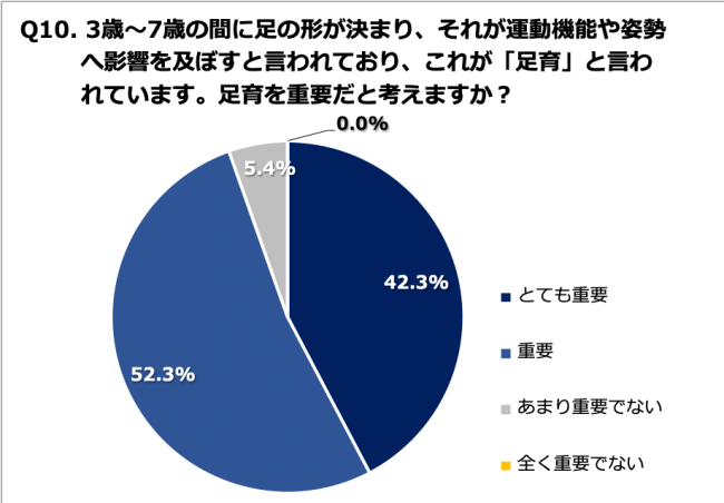 Q10. 足育を重要だと考えますか？