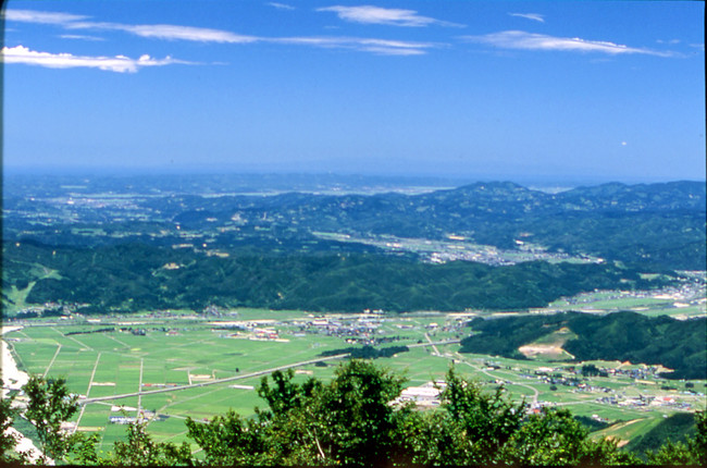 展望台からの眺望(佐渡島方面)