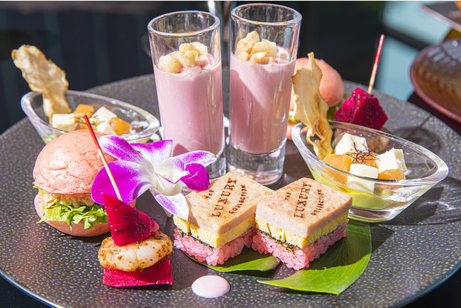 Pink Palace Afternoon Tea Inspired by The Royal Hawaiian Resort　セイボリー イメージ（ザ・プリンスギャラリー 東京紀尾井町）