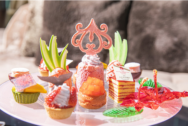 Pink Palace Afternoon Tea Inspired by The Royal Hawaiian Resort　スイーツ イメージ（ザ・プリンスギャラリー 東京紀尾井町）