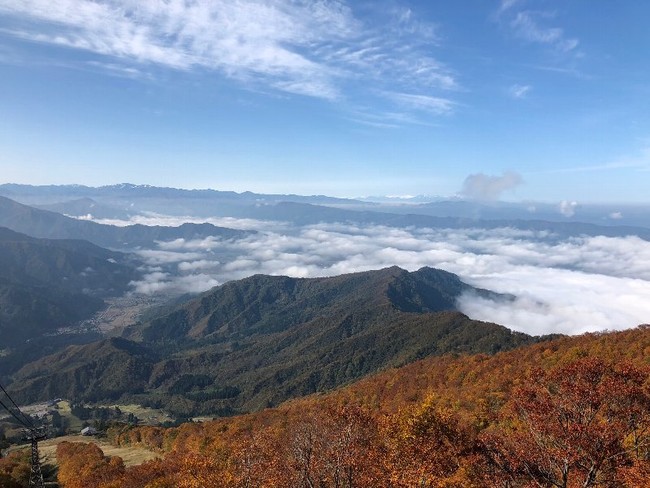 魚沼平野と雲海