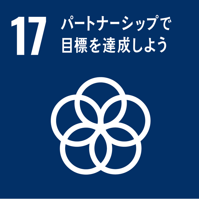 SDGs17の目標　17．パートナーシップで目標を達成しよう