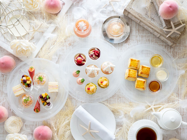 Brilliant Peach Afternoon Tea