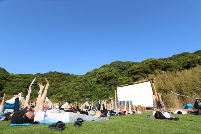 無人島内部のフィールドは広々とした気持ちの良い空間です