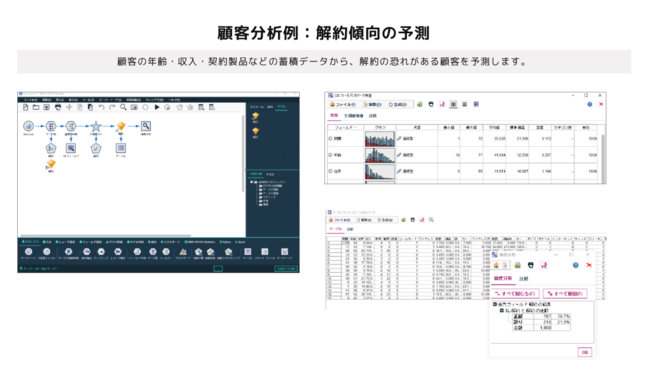 SPSS Modeler 分析イメージ3