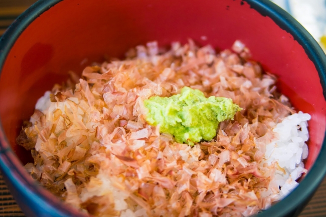 河津七滝名物「わさび丼」